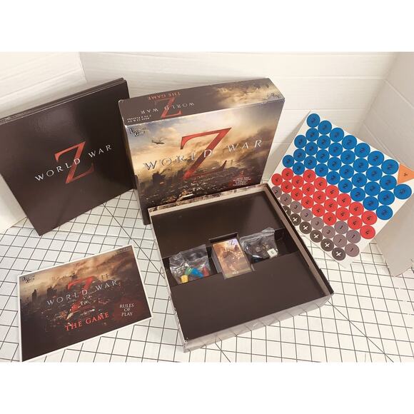 World War Z The Game Zombies University Games Tactical Strategy Board Unused - Picture 10 of 14